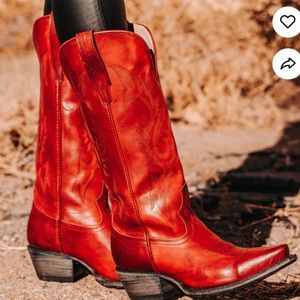 Freebird Woodland Red Boots NWT size 9